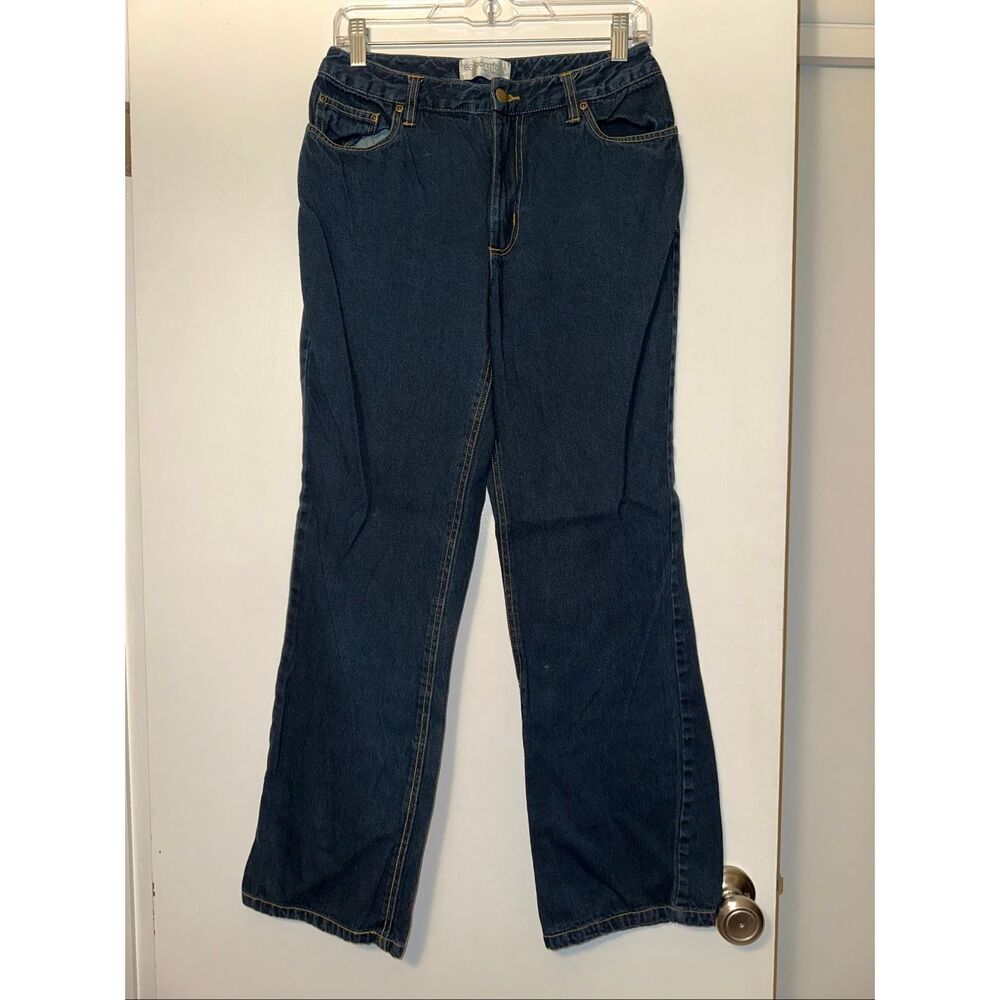 Chadwicks RealComfort Women’s Size 8 High Rise Bootcut Jeans Dark Blue Wash GUC